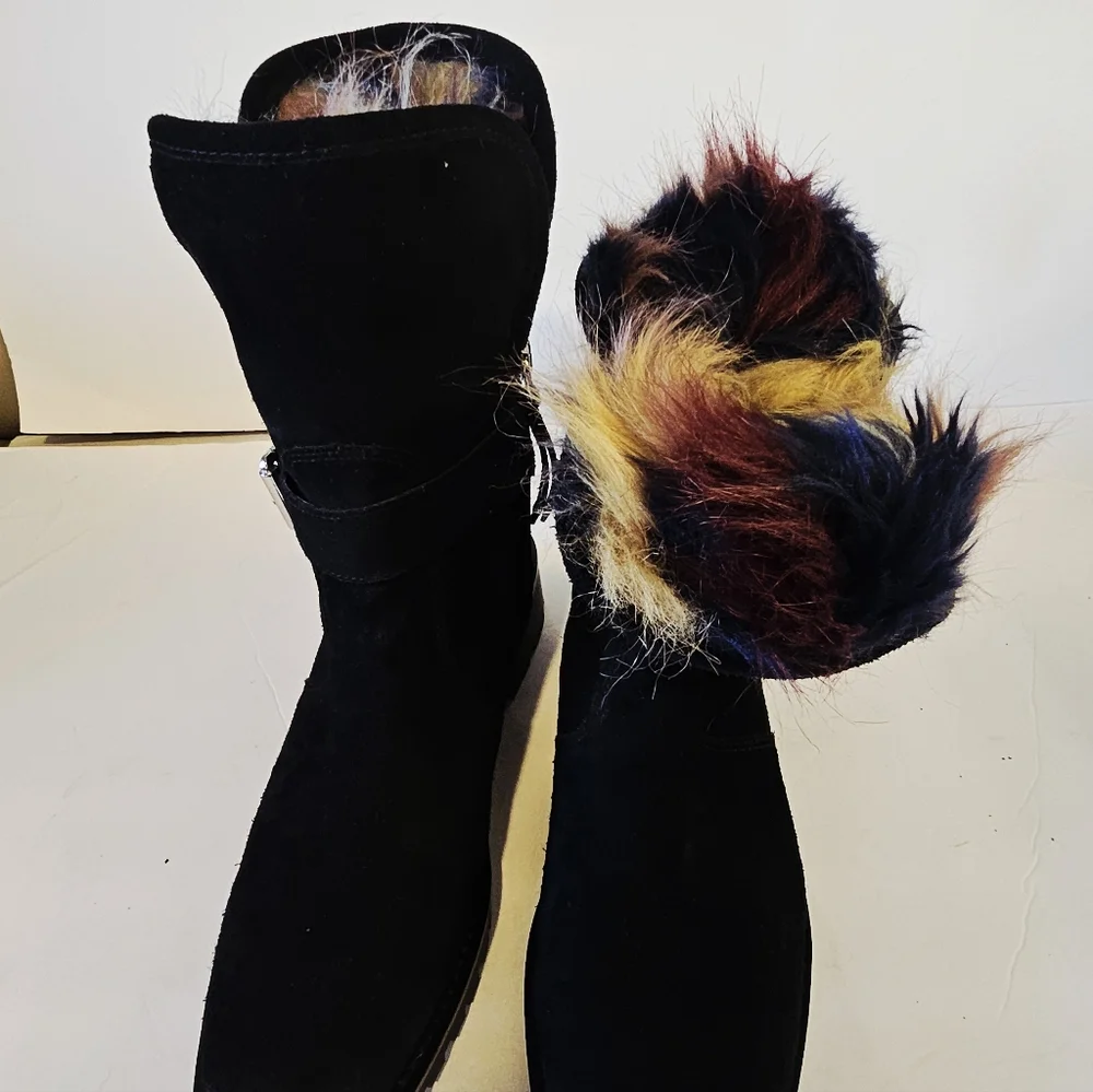 Sam Edelman Black Suede Winter Boots - Picture 12 of 12